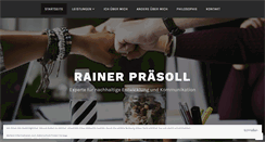 Desktop Screenshot of praesoll.com